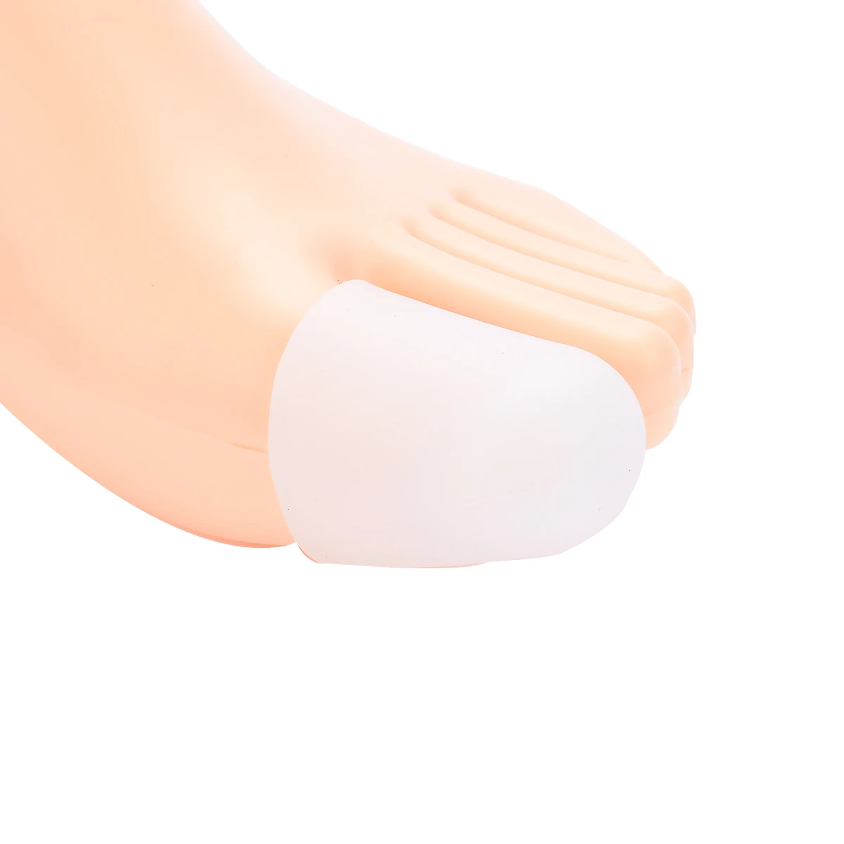 Белый силиконовый гелевый защитный чехол для пальцев ног 1 шт. мягкие защитные