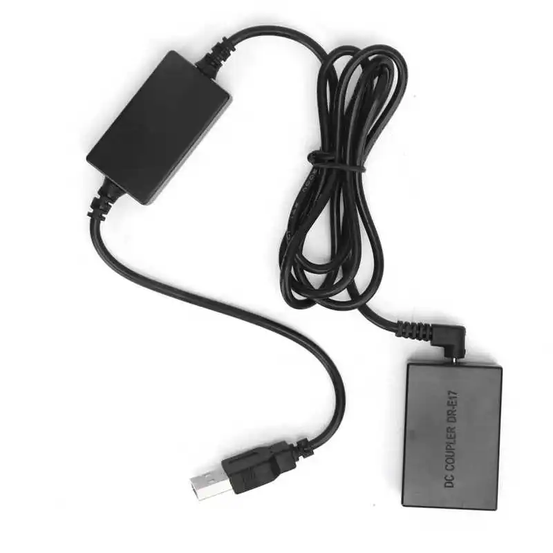 USB к LP‑ E17 аккумуляторному кабелю USB-привода соединитель постоянного тока