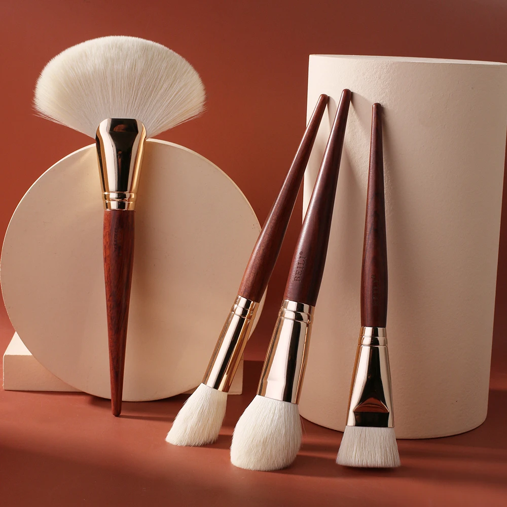 Набор профессиональных кистей для макияжа из красного дерева BEILI тени век румяна