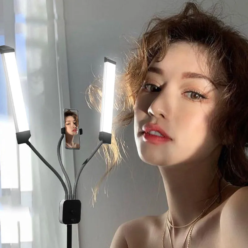 С регулируемой яркостью фото студия Твин светодиодный двуручным хватом