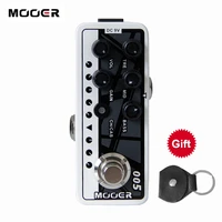 mooer 005 brown sound fifty fifty 3 high quality dual channel preamp 2 different modes for footswitch operation guitar effect