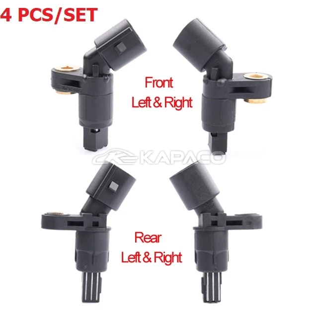 4 шт./пара ABS Скорость Сенсор 1J0927803 1J0927804 1J0927807B для VW Volkswagen Jetta MK4 Гольф A3 TT жук|Датчик