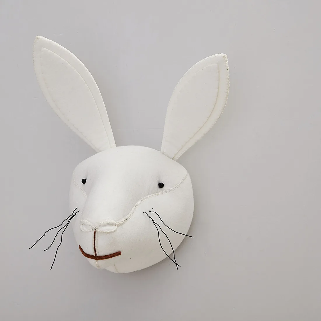 

Ins Wool Felt Animal Head Plush Toys Children's Baby Room Wall Decoration Three-dimensional Modeling Decorative Wall Hanging