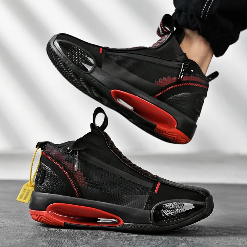 

2021 Hot Mens Basketball Training Shoes Luxury Brand Basketball Shoes For Boy Non-Slip Men Sport Trainers Man Basketball Boots