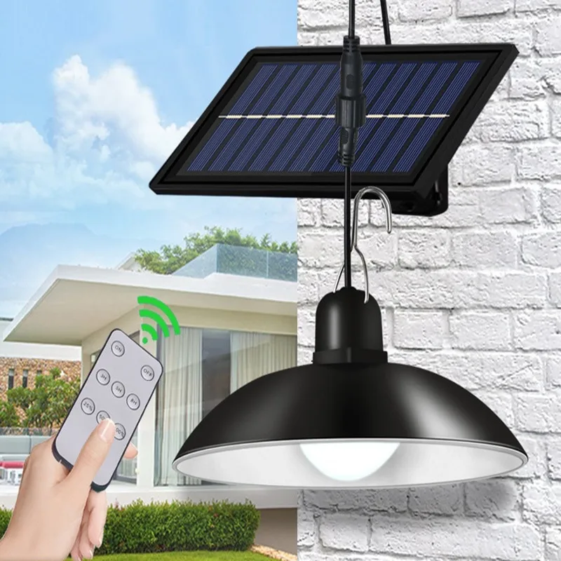 

Split solar Light remote led lights with extension outdoor waterproof wall lamp sunlight powered Lantern for garden street