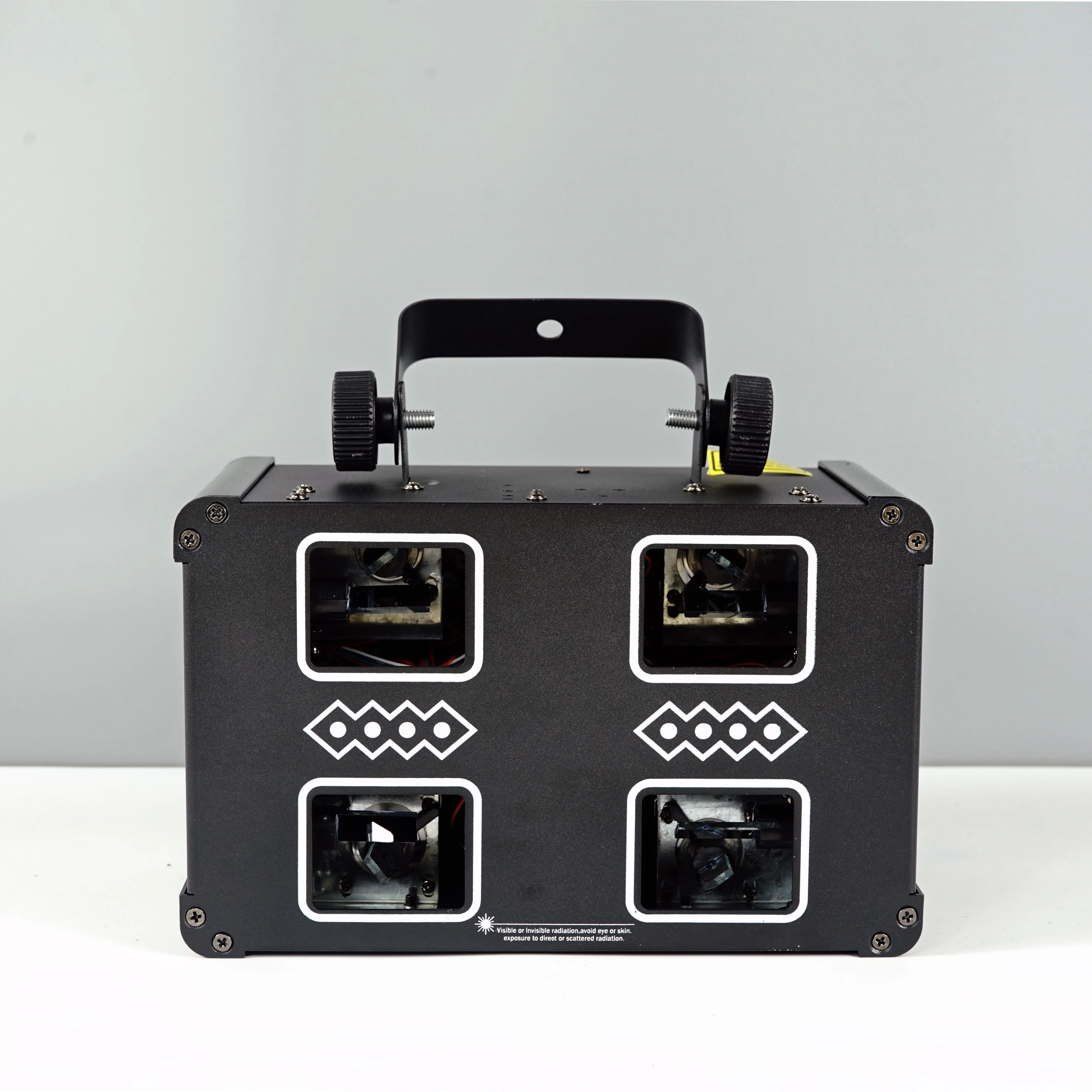 4 линзы красный зеленый синий RGB луч лазерный светильник DMX 512 Профессиональный DJ