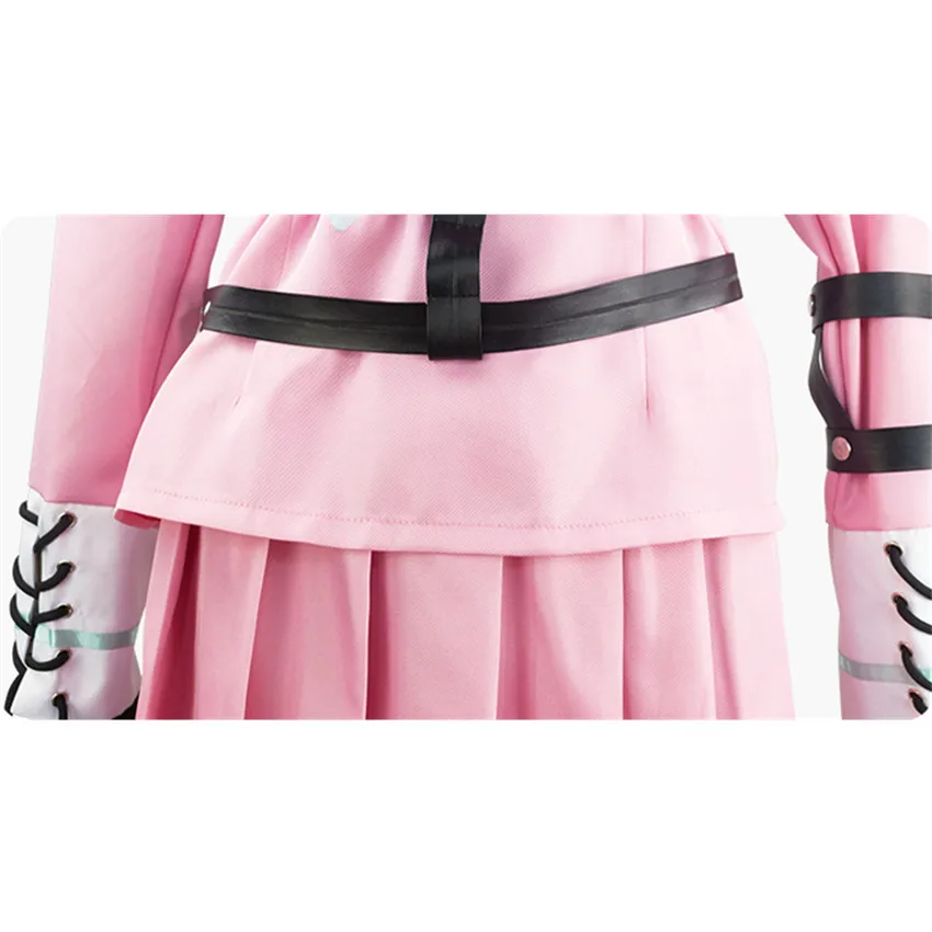 

Full Sets Anime Danganronpa V3 Miu Iruma Cosplay Costumes Women Pink Kawaii School Jk Uniform Shirt Pleated Skirt Halloween