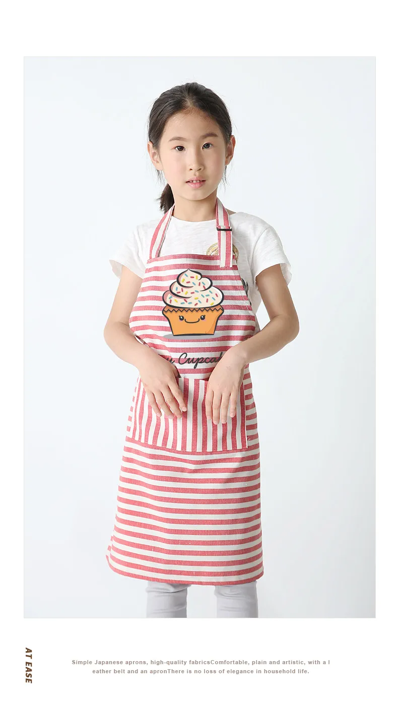 

Cute Baby Smock Children's Anti-fouling Anti-dirty Apron Suit Baking Painting Clothes Kids Eating Apron