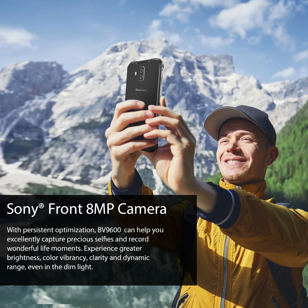 Blackview BV9600 смартфон с 5 7-дюймовым дисплеем восьмиядерным процессором Helio P70 Android 6 21 9