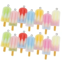 10pcs alloy ice cream popsicle charms drop pendants earrings finding handmade diy jewelry accessories
