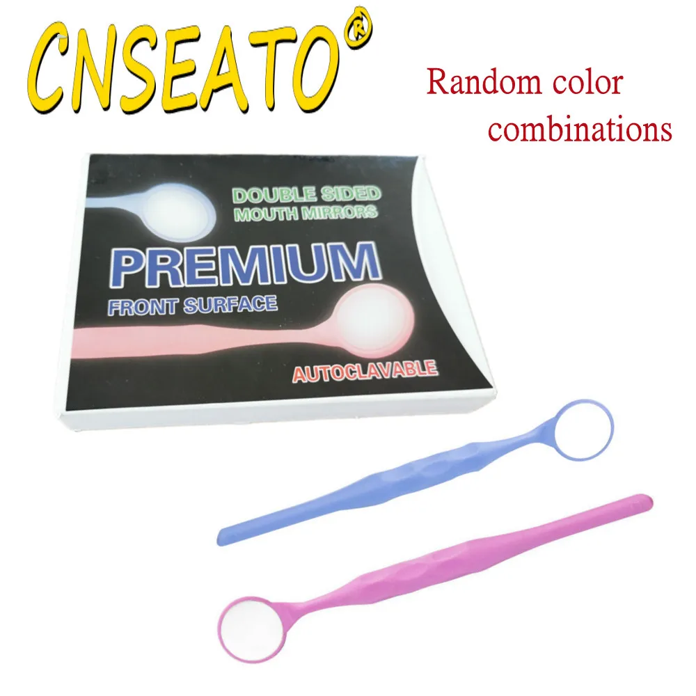 10 шт. стоматологический двухсторонний рефлектор с фронтальной поверхностью