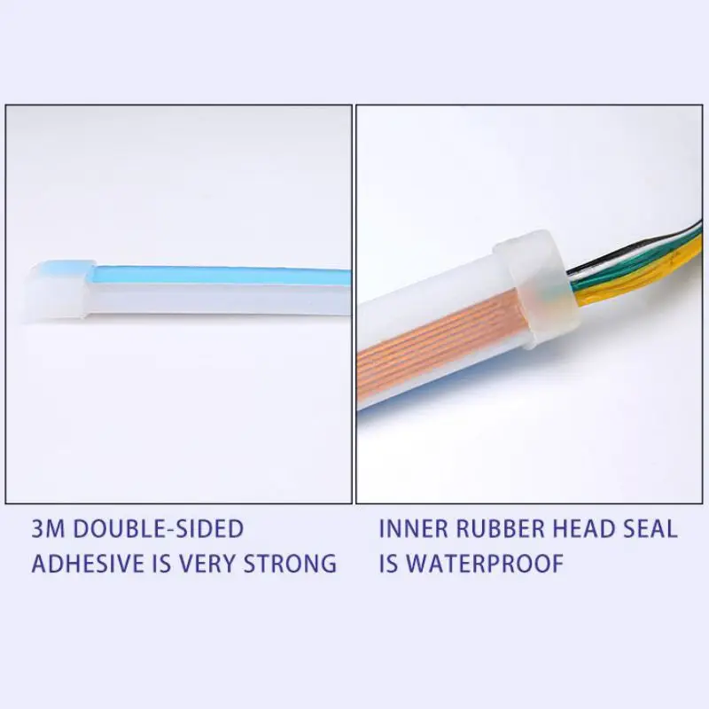 Универсальный 2 шт. светодиодный ультра-тонкий светильник направляющая полоса