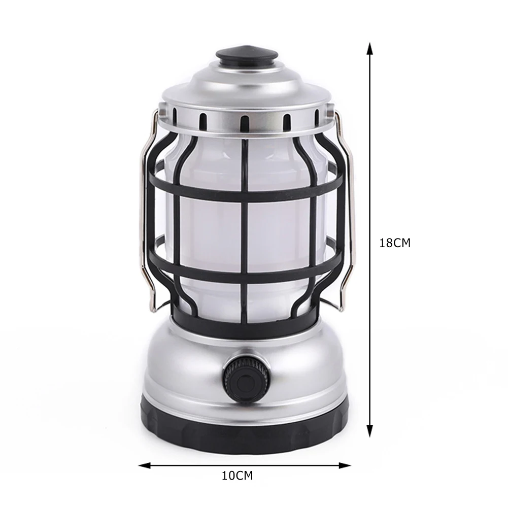 

LED Solar Barn Lantern Lamp Portable Outdoor Camping Tent Light USB Rechargeable Retro Classic Kerosene Lamps Emergency Lights