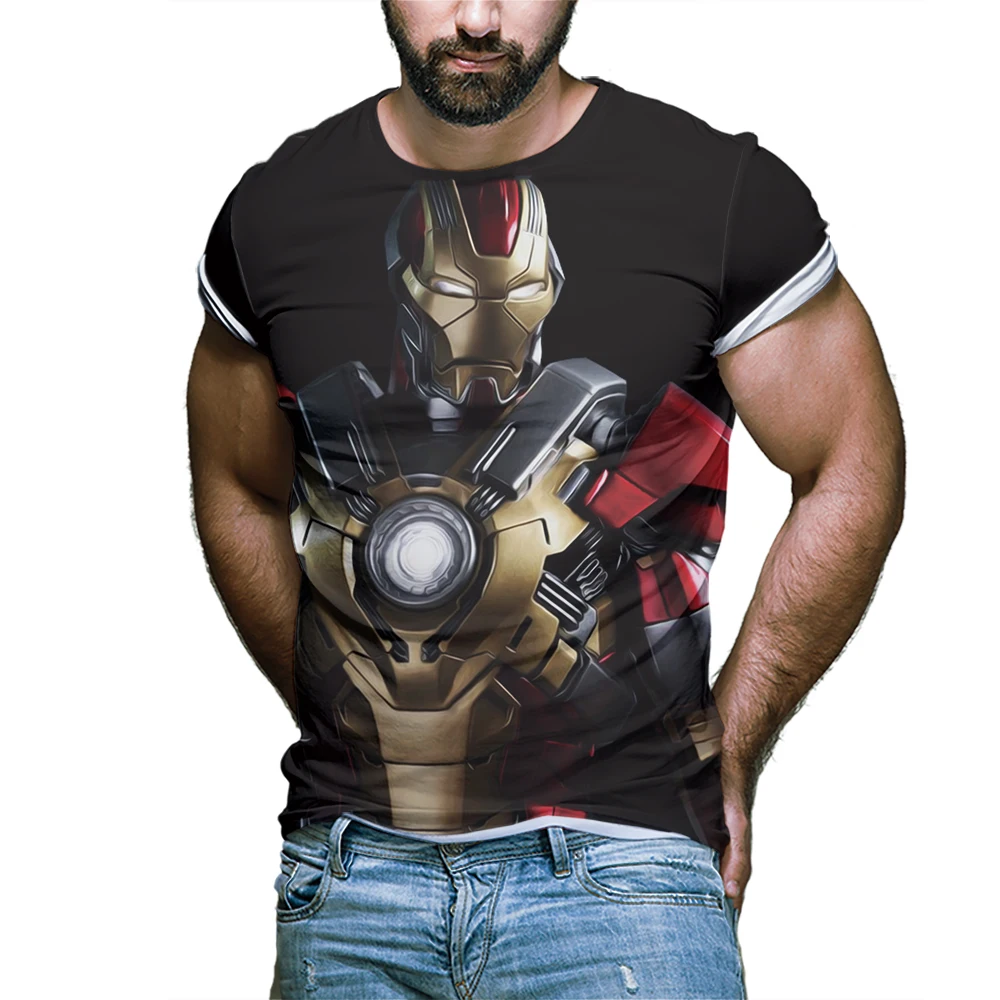 

Fashion Cool clothing Men's T-shirt new Summer Casual Short Sleeve ComfortableTshirt fashion Movie characters T-Shirt Topsstrret