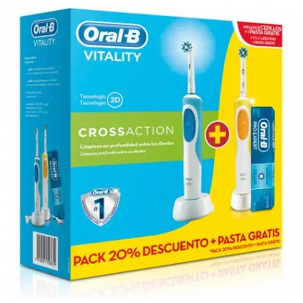 Электрическая зубная щетка Oral B DUO VIT.CROSS 2 (3 шт.)|Зубная паста| |