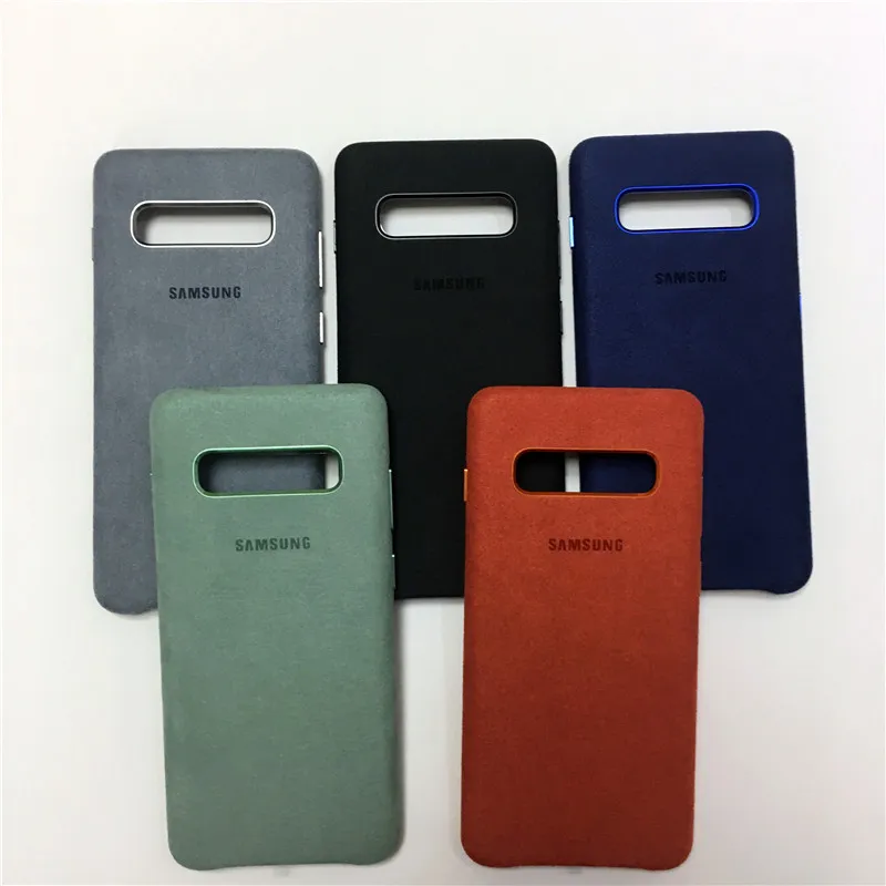 Чехол для samsung S10 для Galaxy S10Plus S10+ S10E Alcantara, кожаный Премиум чехол, полная защита, 5 цветов