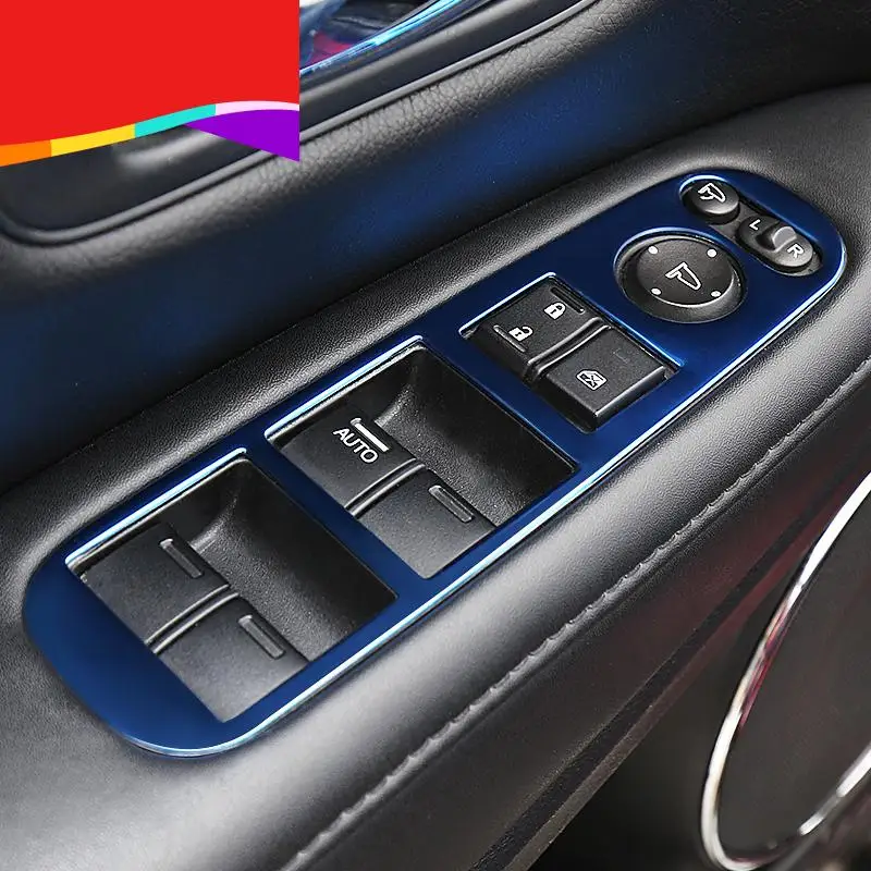 

Para Sticker Car Accessories Interior Decoration Auto Window Control Door Switch Button Panel FOR Honda Vezel XR-V HR-V