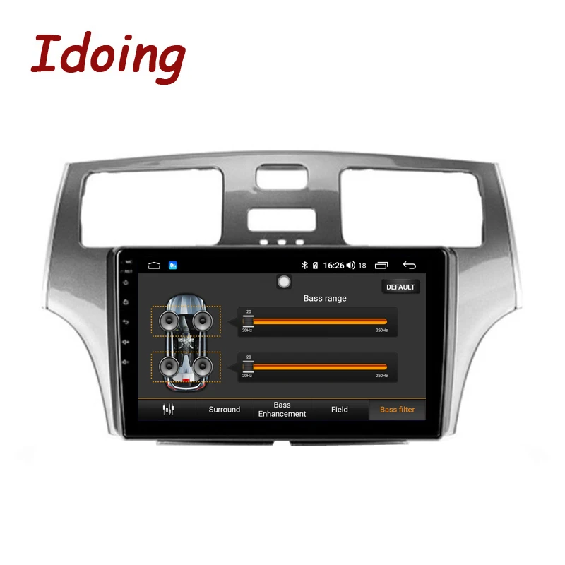 Idoing 1Din 9 &quotАвтомобильный Радио GPS мультимедийный плеер Android авто для Para Lexus ES250 ES300
