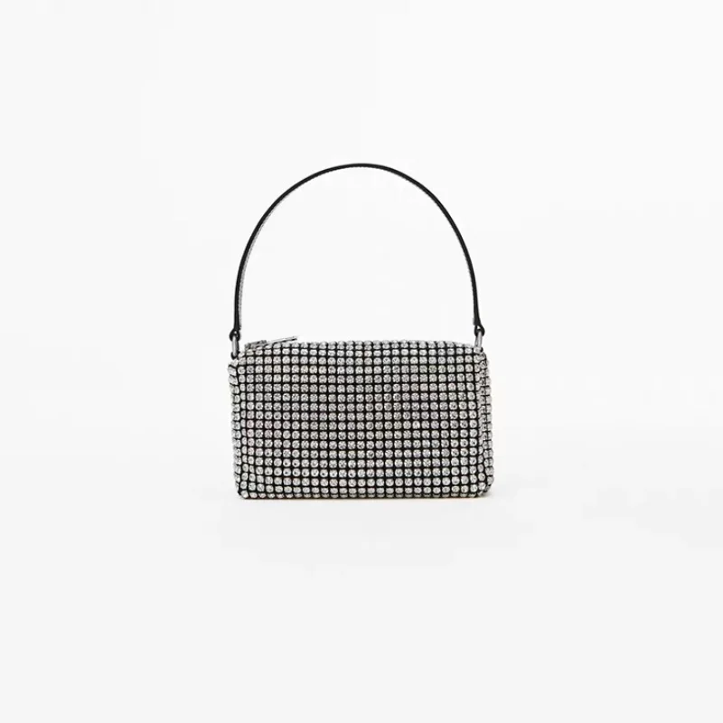 

Fashion Women's Rhinestone Evening Bag 2021 New Shiny Diamonds Chain Handbag Female Purses Clutch Luxury Designer Evening Bag