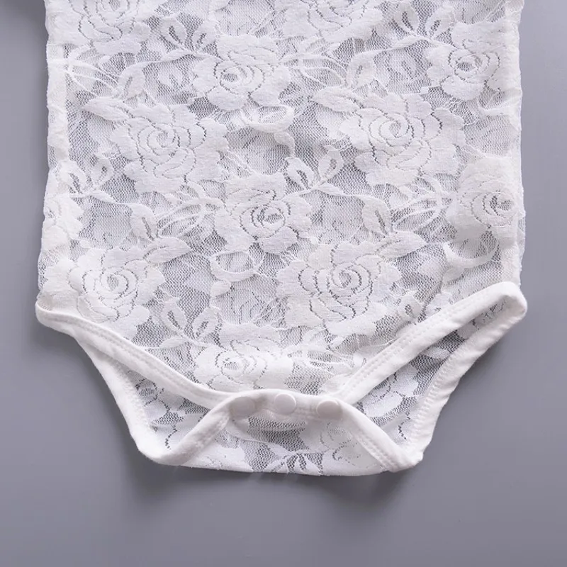 Боди для новорожденных девочек Кружевная летняя одежда принцессы маленьких