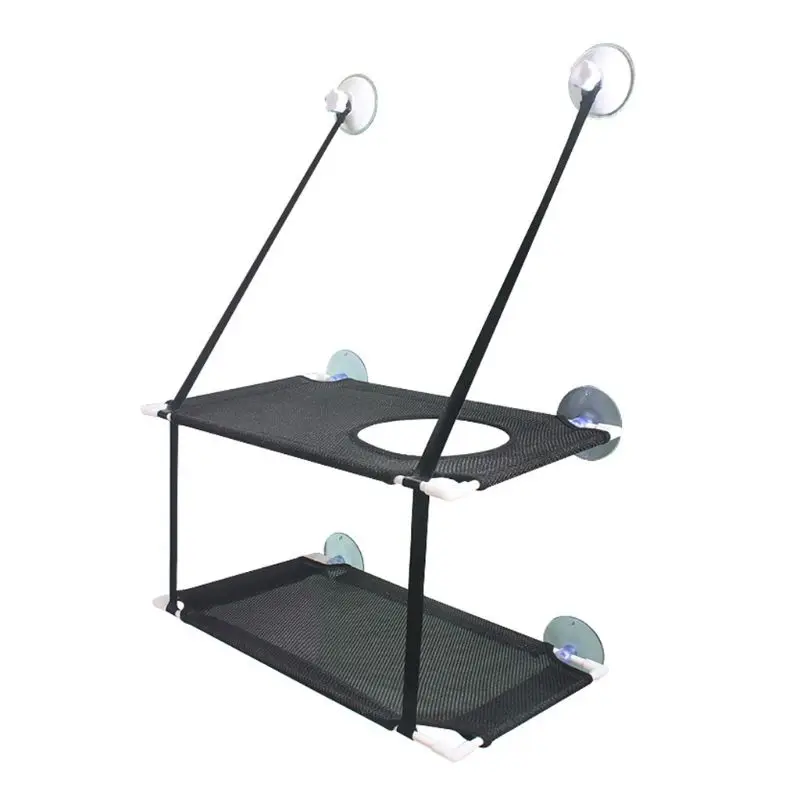 

Double Deck Window Cat Bed Cat Window Perch Hammock Extra Large and Sturdy Easy to Assemble