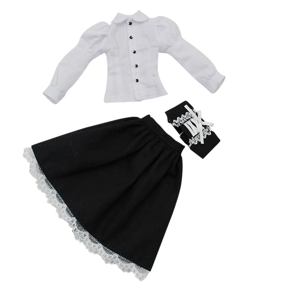 ICY DBS Blyth doll licca body skirt wiith корсет и рубашка только одежда без куклы обуви|Куклы| |
