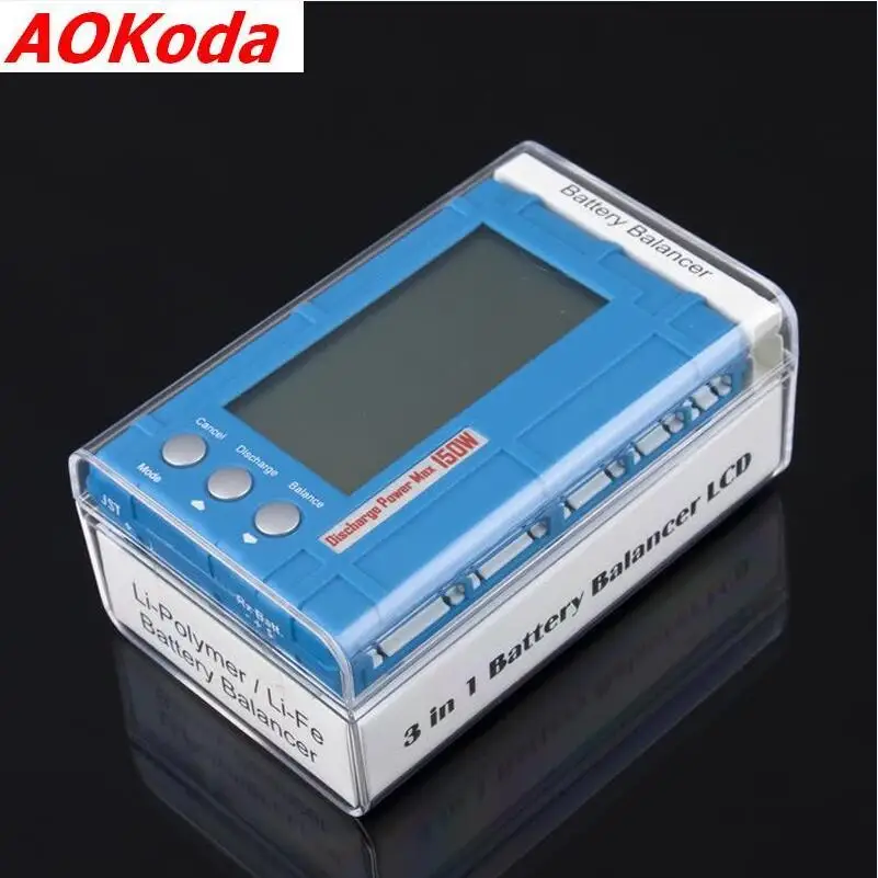 AOKoda 2s 6s Lipo/Li Fe зарядное устройство/индикатор напряжения/зарядное устройство 5