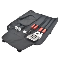 7 piece bbq set in apron barbecue grilling apron utensil bbq cooking tool set