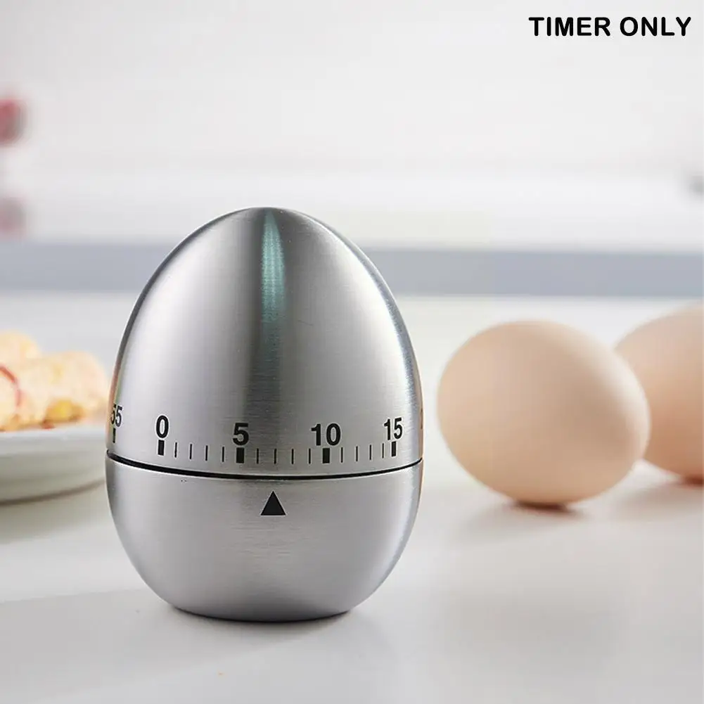 

Mechanical Kitchen Timer Steel Egg Machinery Count Kitchen Clock Reminder Cooking Down Accseeories Interval Alarm T1n6