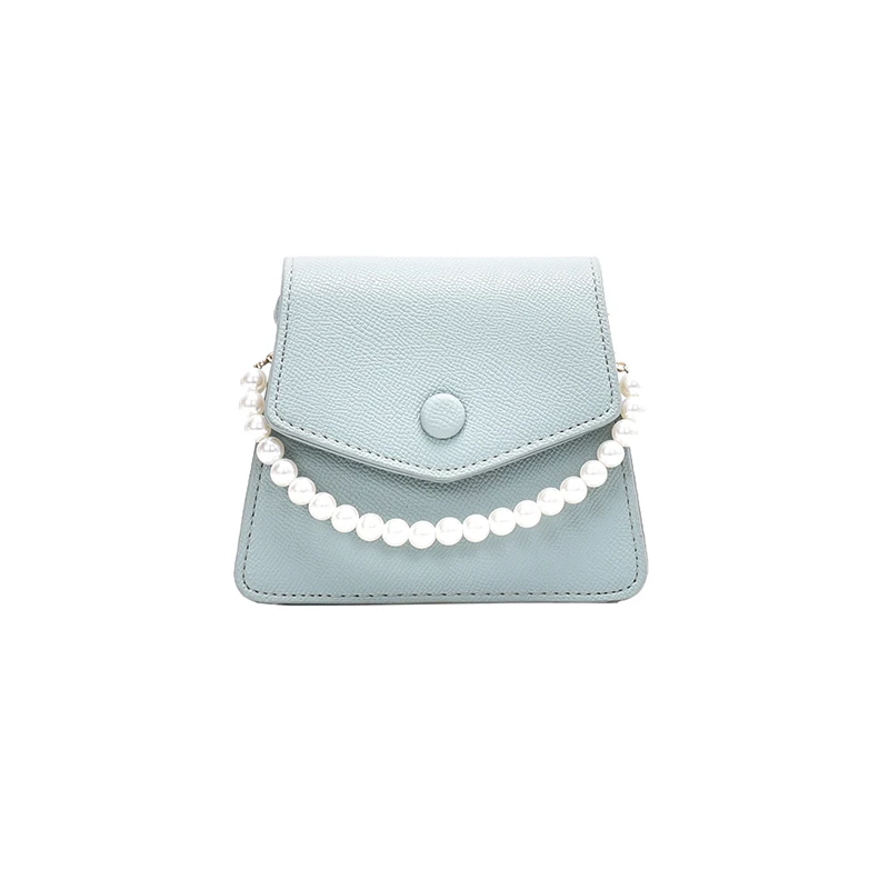 

Jin Mantang Pearl Design PU Leather Crossbody Bags For Women 2020 Mini Shoulder Simple Bag Female Fashion Handbags and Purses