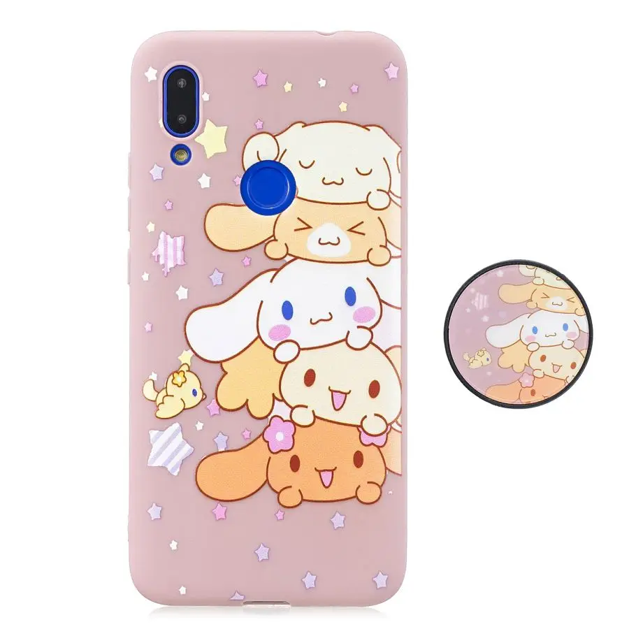 A4 Huawei Y5 Y6 Y7 силиконовый чехол с мультяшным рисунком для huawei Y6 Prime Coque Honor 8S чехол милый Стенд мягкие чехлы для телефонов - Цвет: A4