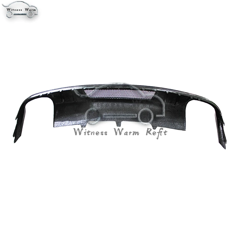 Для A5 диффузор из углеродного волокна губа на задний бампер спойлер для Audi