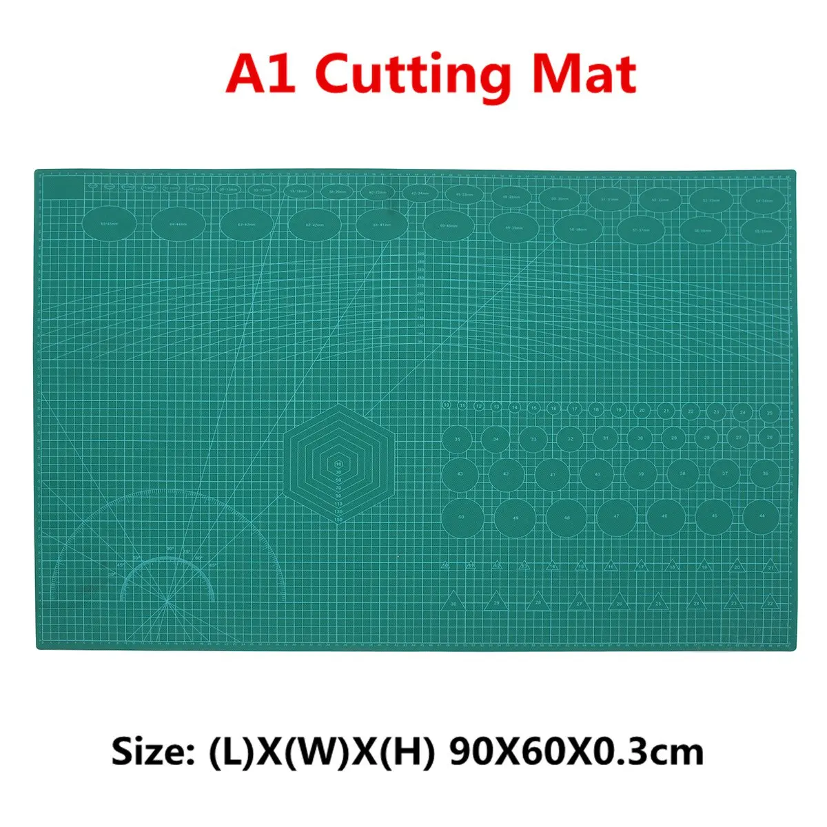 ПВХ A1 самоисцеляющий роторный коврик для резки ремесло стеганая сетка линии
