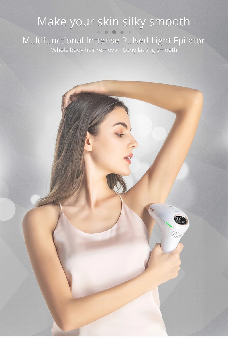 KinseiBeauty IPL лазерное устройство для удаления волос, перманентное удаление волос, IPL лазерный эпилятор, электрическая машина для удаления волос на подмышках