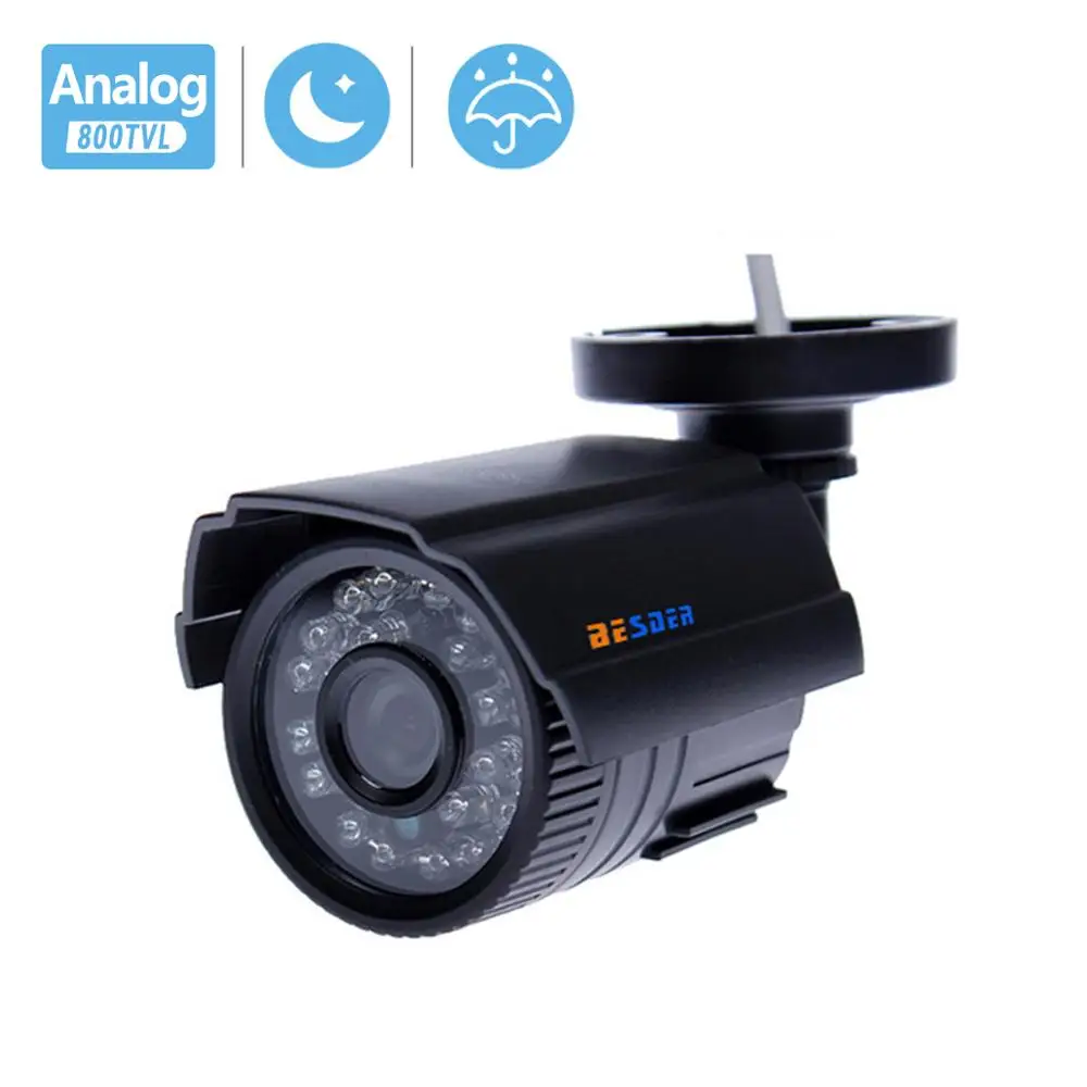 

High Quality CCTV Camera 800TVL IR Cut Filter 24 Hour Day/Night Vision Video Outdoor Waterproof IR Bullet Surveillance Camera