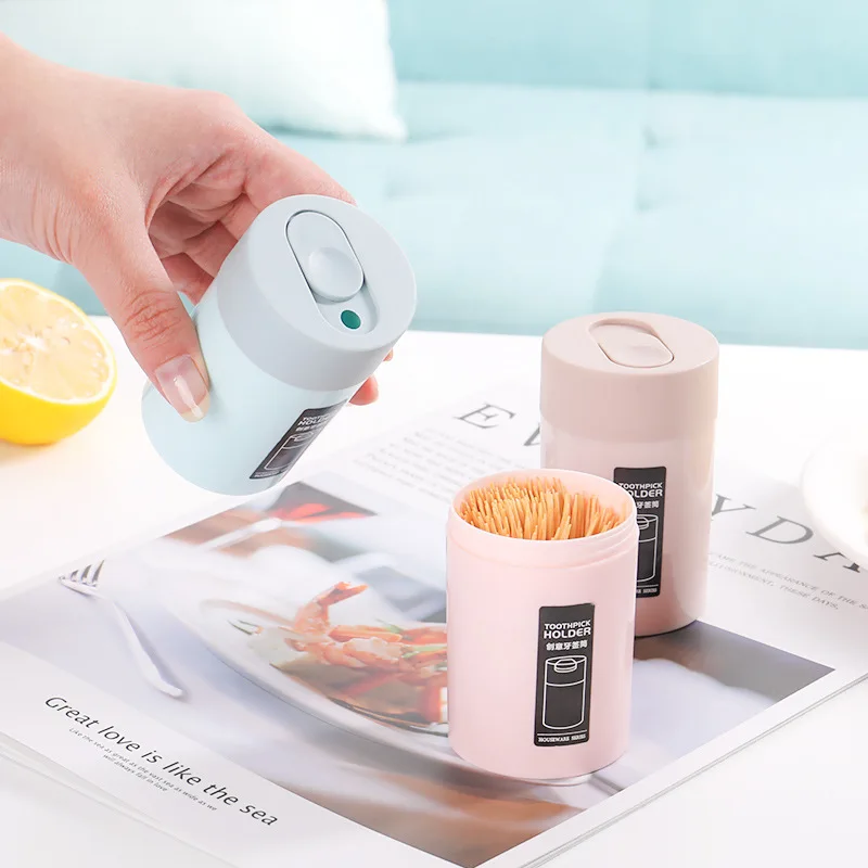 Новый шаблон держатель зубочисток дозировка Зубочисток контейнер для хранения