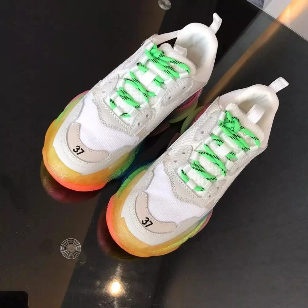 

Crystal Bottom Men Women Running Shoes Outdoor Athletic Ladies Casual Sneakers Mixed Colors Breathable Male Female Sports Shoes