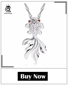 ORSA JEWELS, милое ожерелье из серебра 925 пробы с лисой и вставкой, 1 карат, подвижное Очаровательное ожерелье из стерлингового серебра с кубическим цирконием, ювелирное изделие SN53