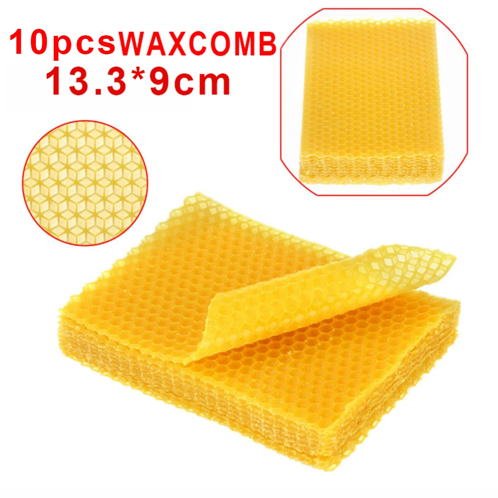 10 шт. основа для сот пчелиный улей воск листы рамы пчеловодство - Цена: 542,48 руб.