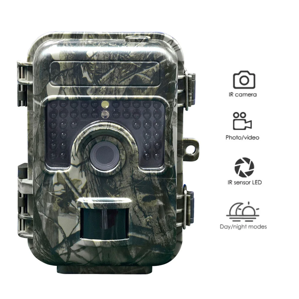 

Охотничья тропа с камерой 16 МП 1080P 0,6 S, цифровая Водонепроницаемая камера ночного видения с датчиком движения для наблюдения за дикой природ...