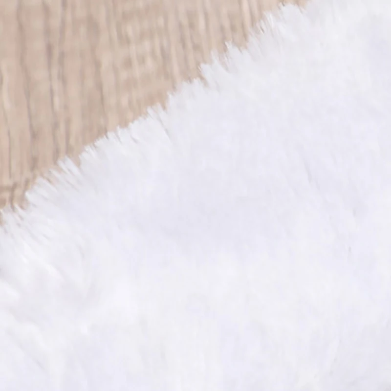 

1pc 123cm White Plush Christmas Tree Skirts Fur Carpet Merry Christmas Decoration Holiday Party