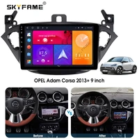 for opel adam corsa 2013 2021 2 din car radio android multimedia player gps navigation ips screen dsp 9 inch