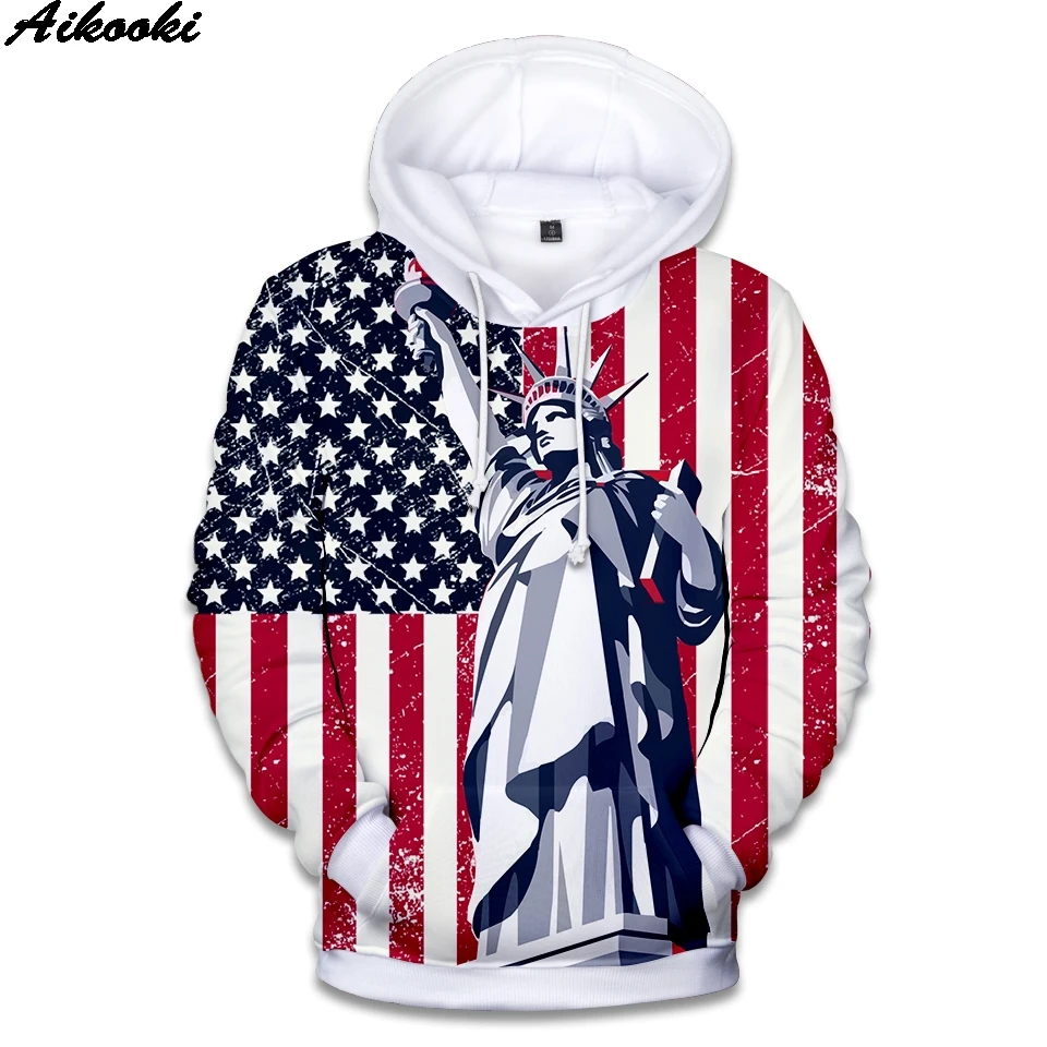 

New 3D Print Statue of liberty Hoodie Sweatshirt Fashion Men/Women Clothing Statue of liberty 3D Hooded Pullovers Casual Tops