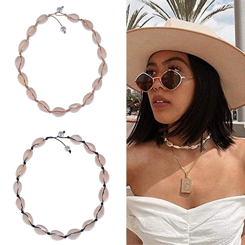 Cxwind ожерелья в богемном стиле с морской ракушкой для женщин ручной работы