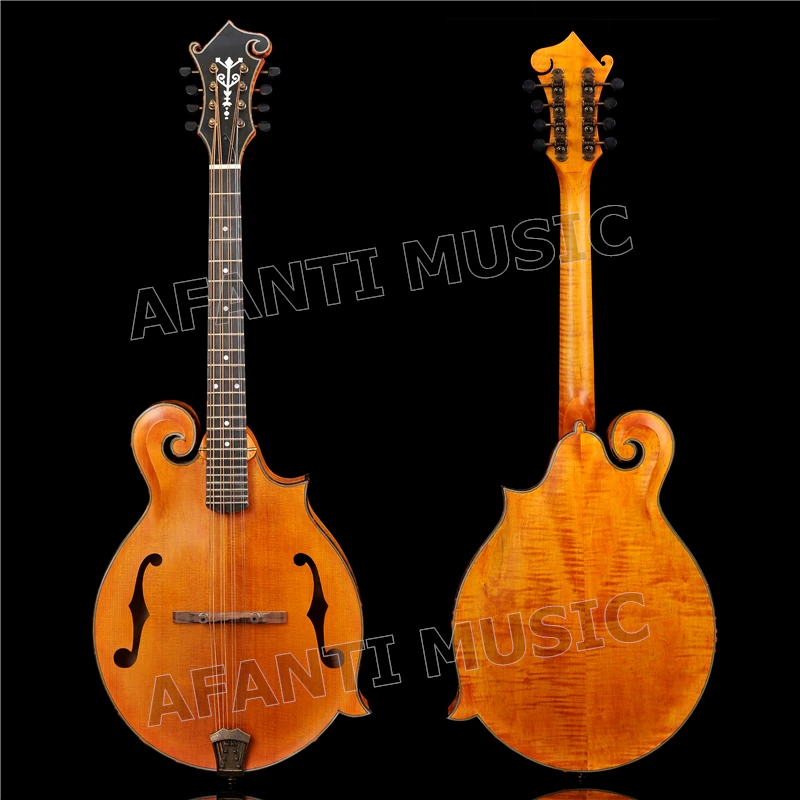 

Afanti твердая ель верх/задняя Дека из огненного клена & side/Afanti Octave Mandolin (AMB-212)
