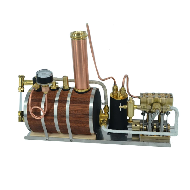 

Встроенный двухцилиндровый возвратно-поступательный фотоблок питания * Мощность парового корабля * креативный подарок