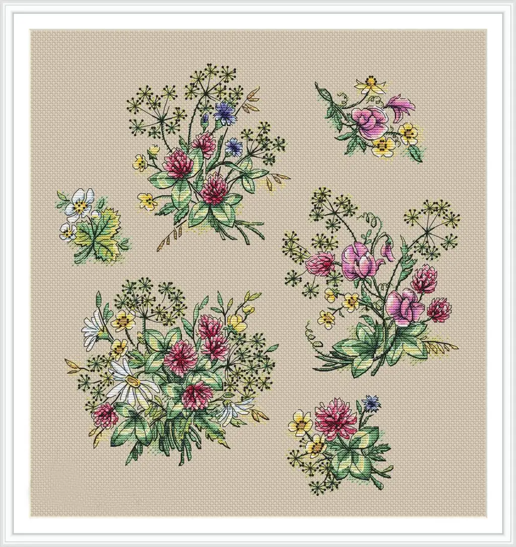 

ZZ2246 For Needlework Kit NOT PRINTED Cross stich Painting Set Cross Stitch Kits Cross-stitch Embroidery Set Stitch Kits Cross