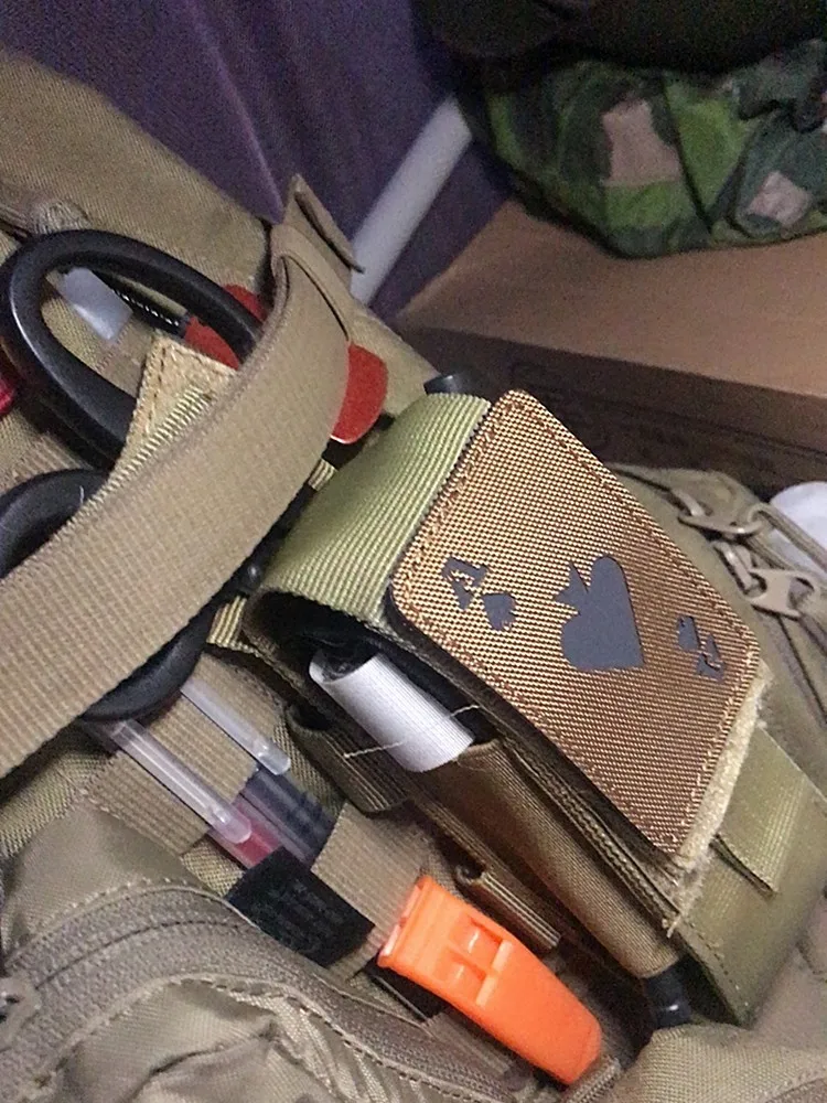 Новые товары светящиеся лопаты нашивка АСА воины выигрышная тактика военная