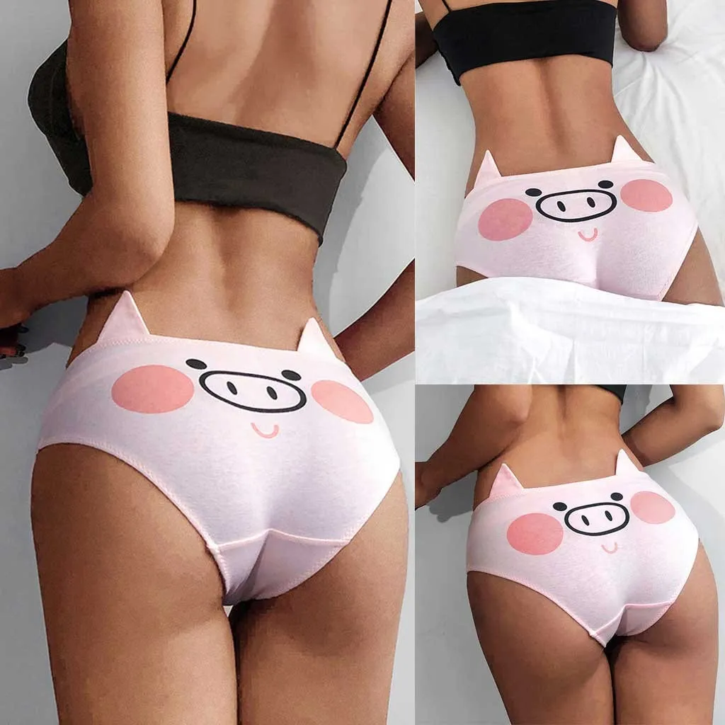 

Women Funny Lingerie G-string Briefs Underwear Panties T string Thongs Knickers Comfort Intimates Fashion Female Low-Rise Briefs