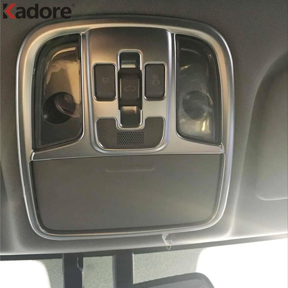 For Kia Sportage 2016 2017 2018 ABS Matte Car Interior Front Rear Roof Reading Light Lamp Cover Trim Sticker Accessories 3pcs | Автомобили